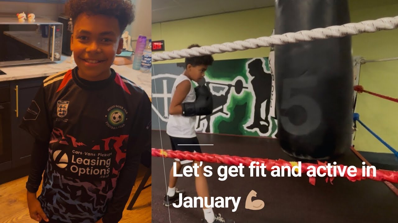 Let’s get fit and active in January!  💪🏽 ⚽️ 🥊