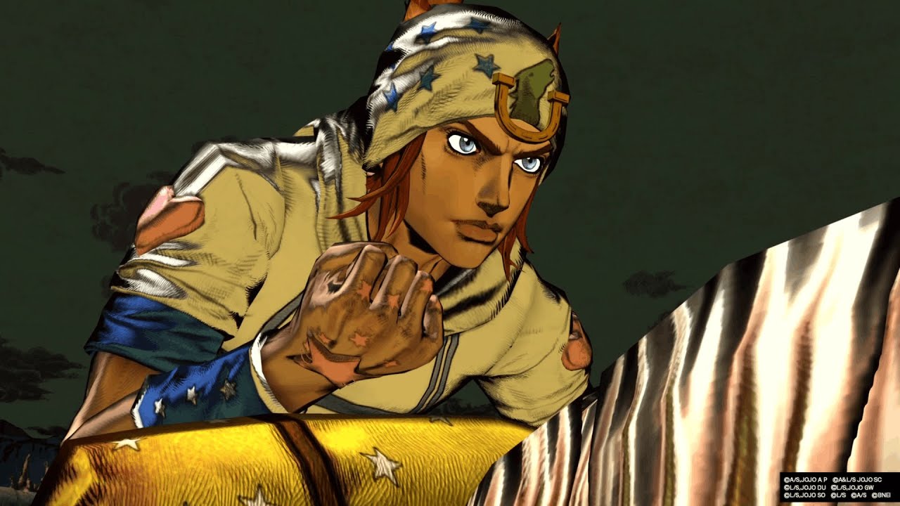 Johnny Joestar vs Gyro Zeppeli Jojo's Bizarre Adventure All Star Battle R 4K