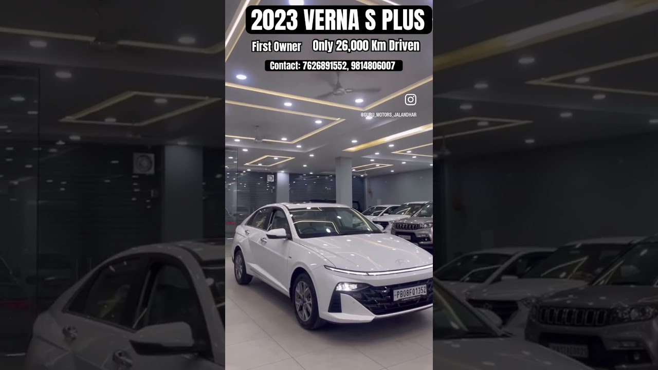 🔥2023 HYUNDAI VERNA S PLUS under 10 Lakhs! | GURU MOTORS #trending #shorts #hyundai #verna