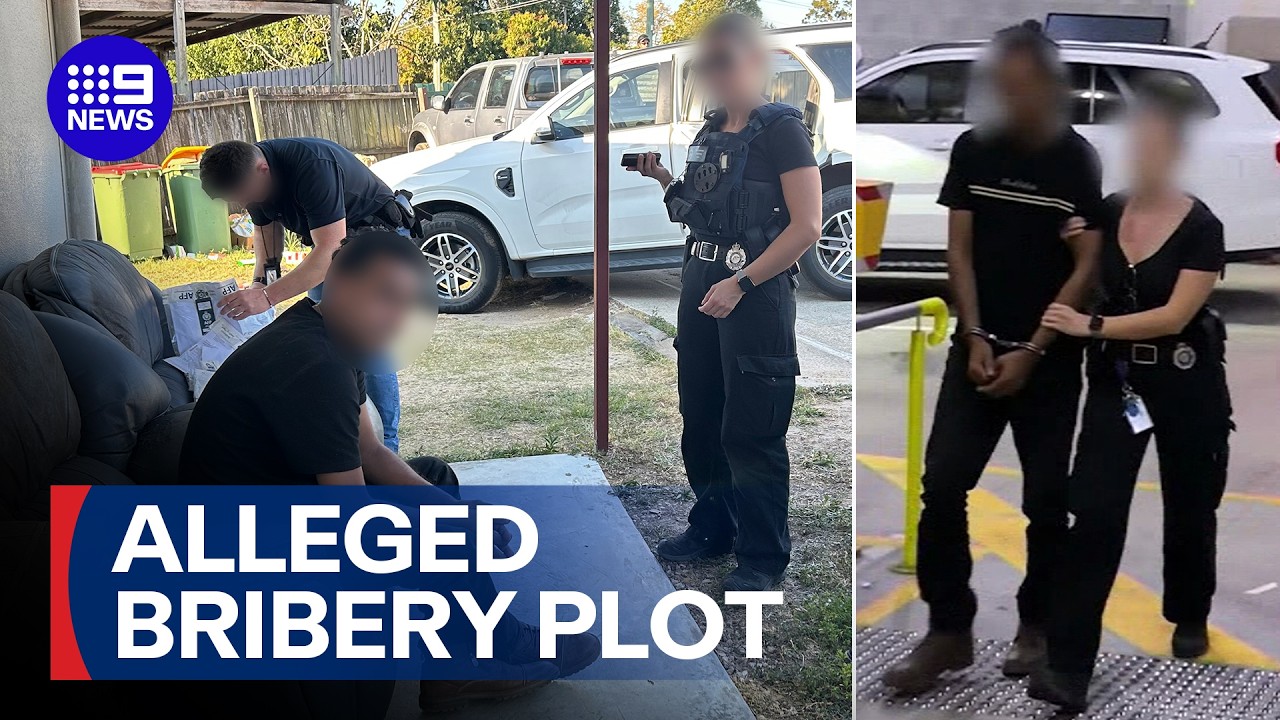 QLD man linked to overseas death charged over foreign bribery plot | 9 News Australia