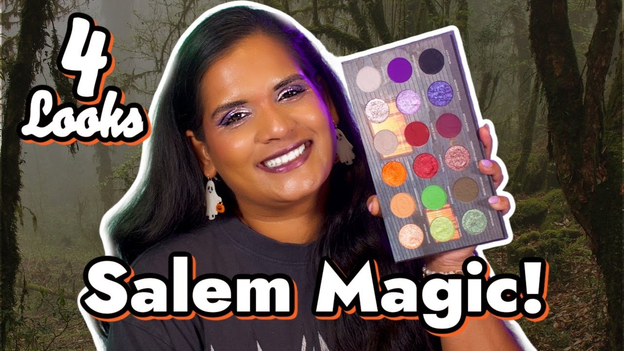 Witchy Makeup Vibes | Nomad Cosmetics Witch City: Salem, MA Palette + Lips 🕯️✨ 4 Eye Looks & Review