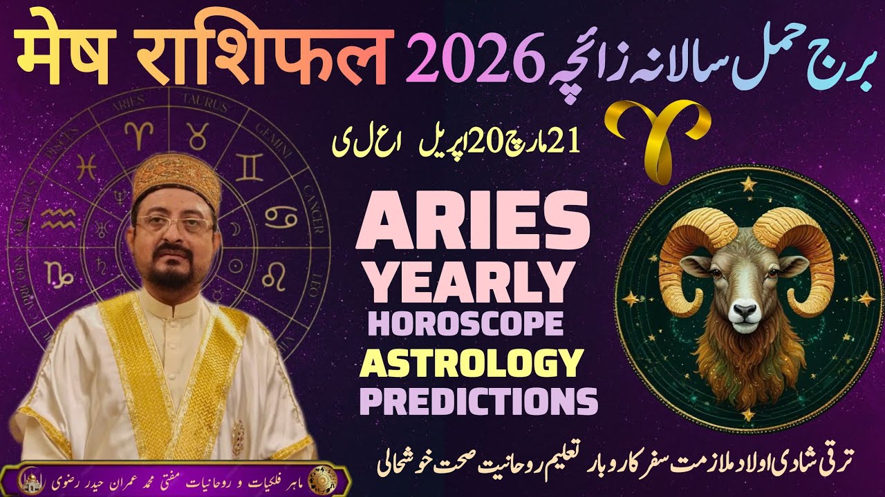 Burj Hamal 2026 Aries Mesh Rashifal 2026 by Mufti Imran Haider Rizvi