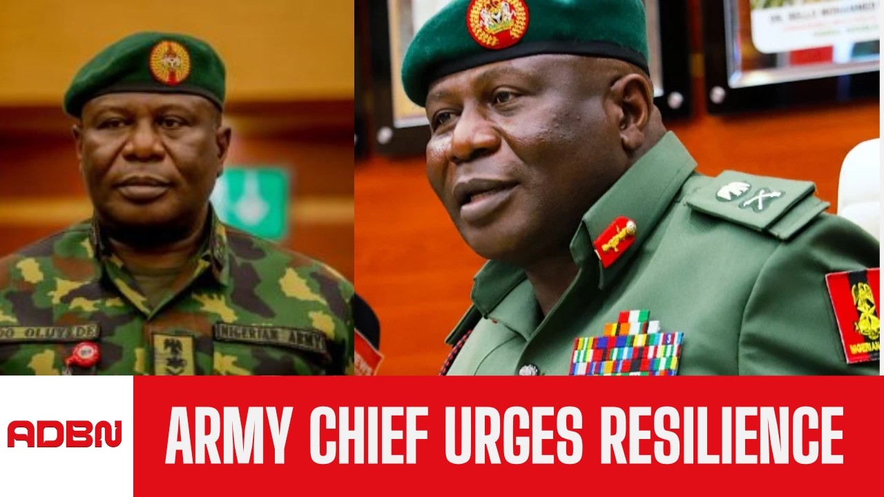 Army Chief Urges Resilience Among Personnel