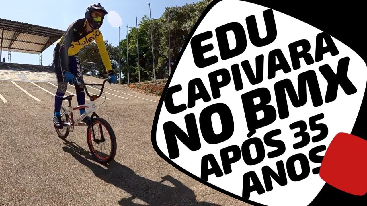De volta ao BMX depois de 35 anos. Como se saiu o Edu Capivara com a aula do Chokito? Pedaleria
