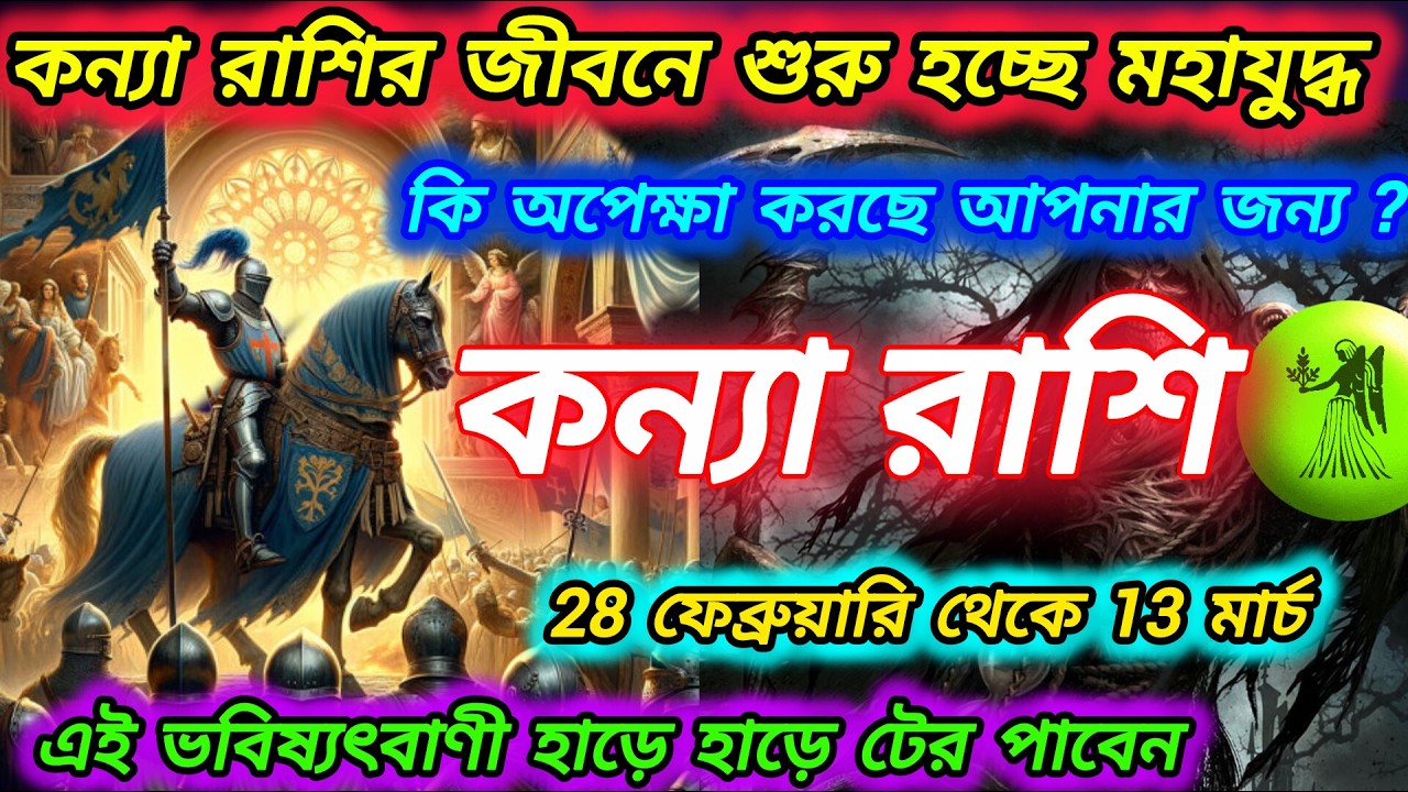 কন্যা রাশির জীবনে শুরু হচ্ছে মহাযুদ্ধ। কি আসছে তাহলে ?  Kanya Rashi 2026 । Virgo  2026