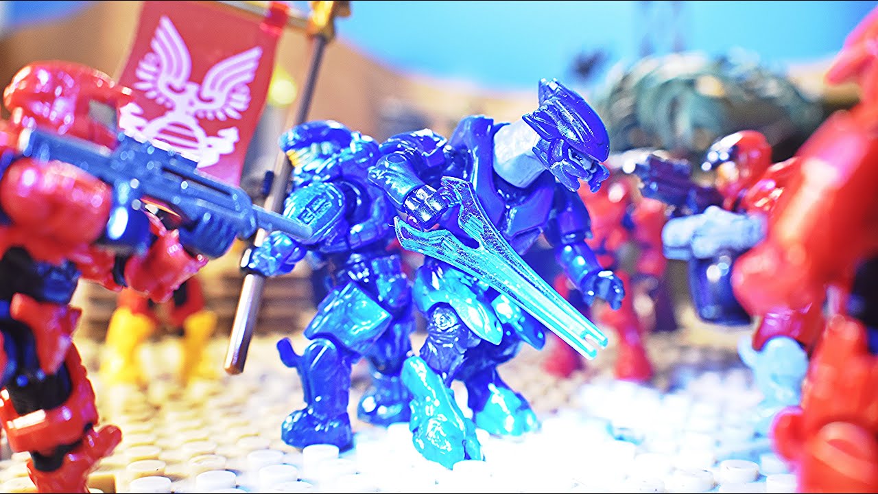 Halo Mega Bloks Red Vs Blue Capture the Flag