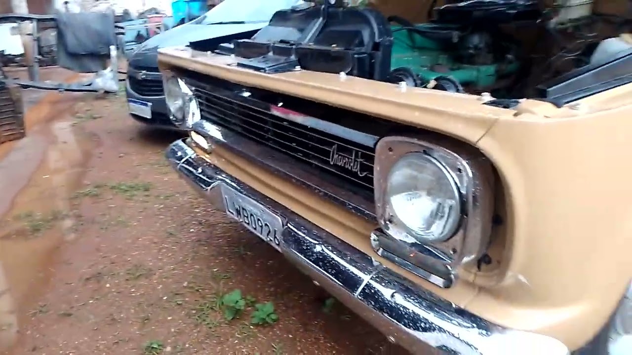 GM CHEVROLET  C10 1974 PLACA PRETA