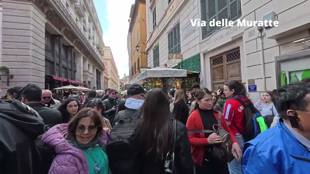 Rome Italy 2026, Walk From Trevi Fountain To The Vatican City Rome walking tour 4k 60fps