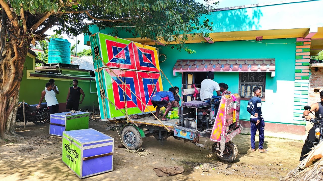আজ মোজাম সাউন্ড এর নতুন ১৫ ইঞ্চি বক্স বাধা হচ্ছে আজ বিকেলে চেকিং আছে Mojam Sound New box 