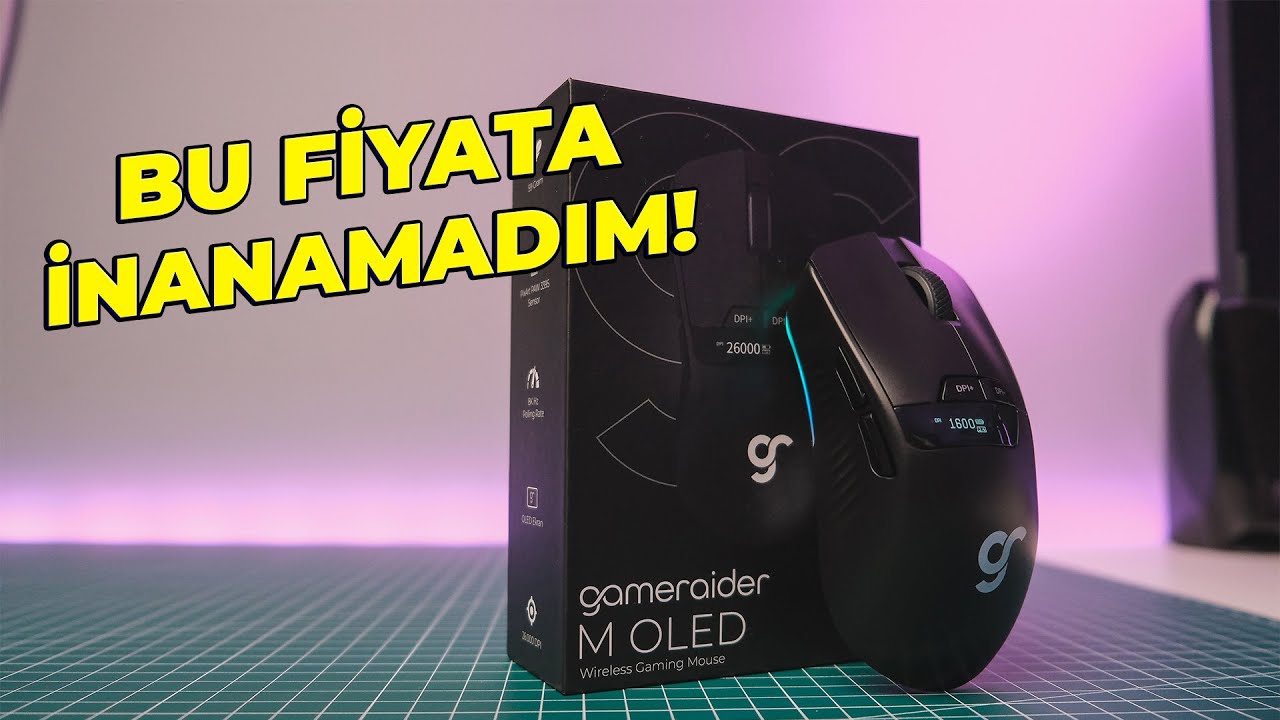 GameRaider M OLED Gaming Mouse | 8K Destekli F/P Canavarı!
