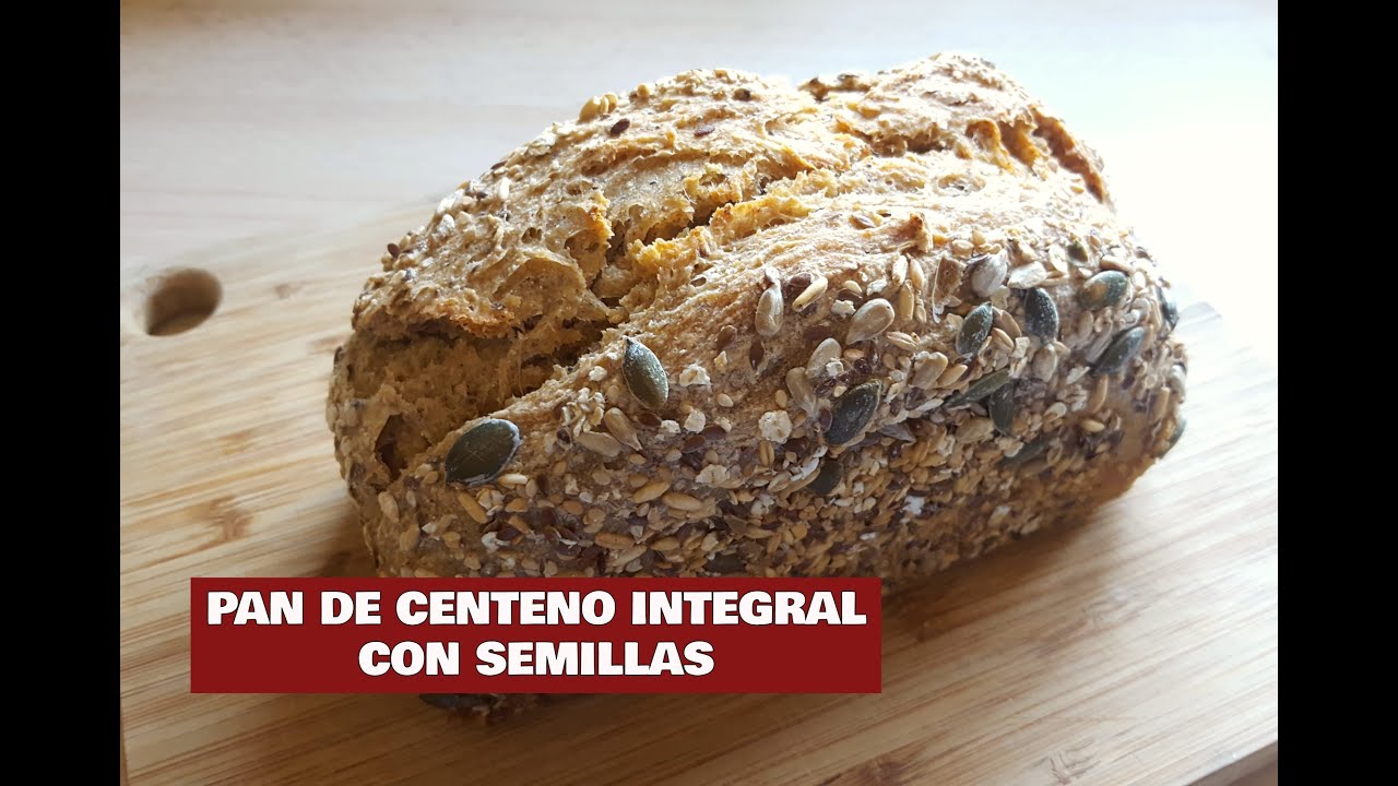 Pan de molde integral de centeno y semillas | Receta muy fácil | Bulalaica