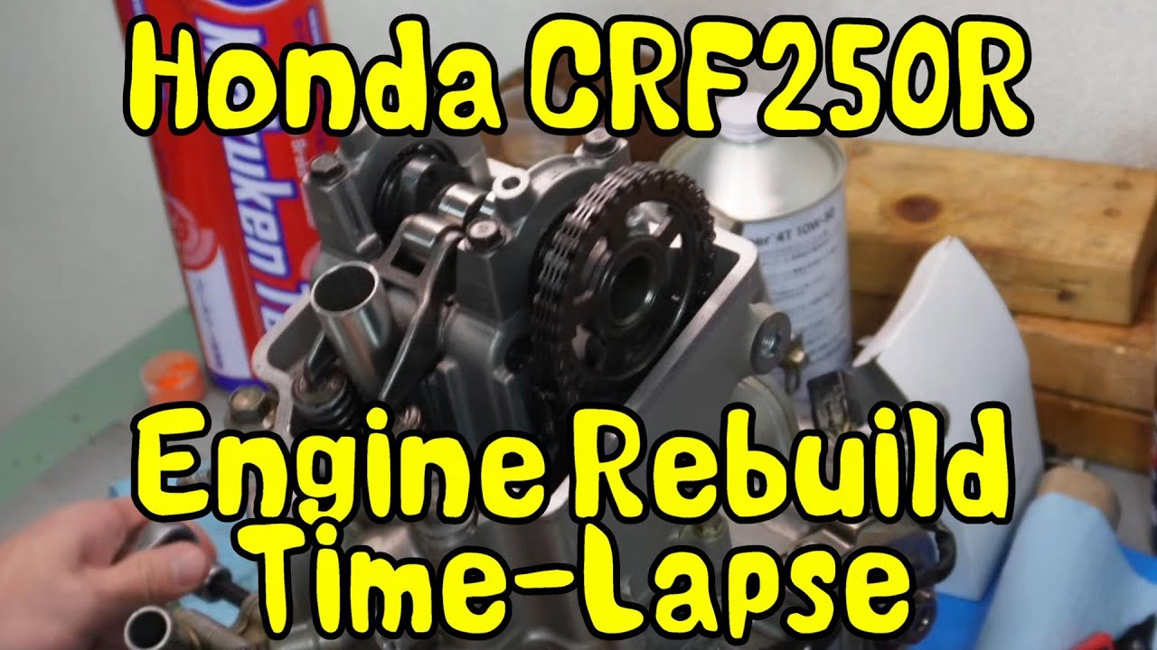 Honda CRF250R Engine Rebuild Time-Lapse