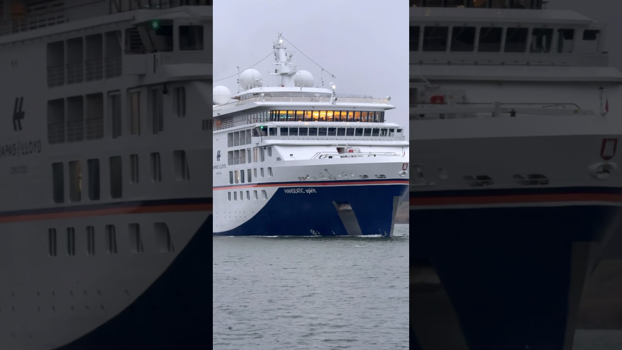 HANSEATIC spirit im Nord-Ostsee-Kanal 🧡
