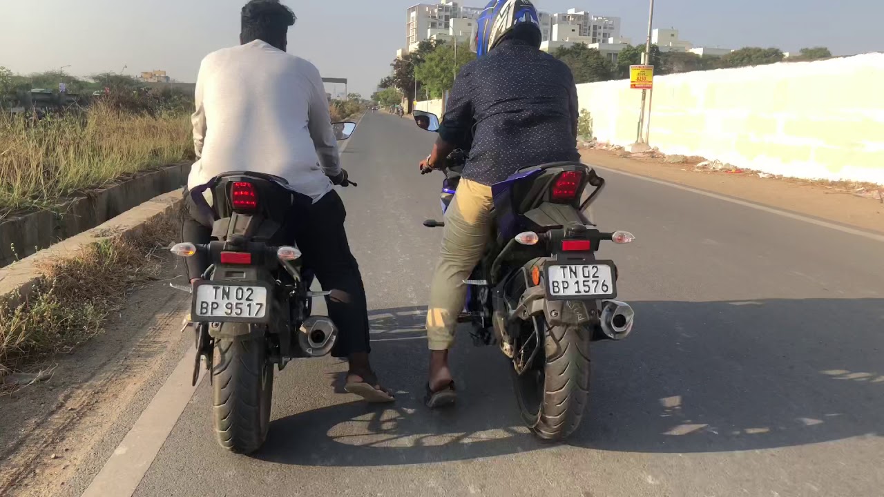 Yamaha R15 V3 ABS Vs Non ABS Braking Test