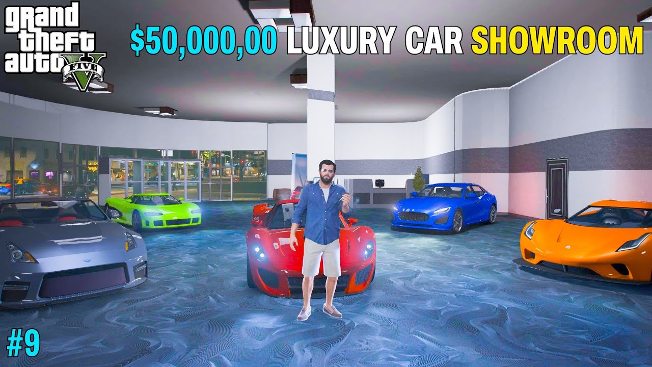 MICHAEL'S BUY LUXURY CAR SHOWROOM😱| GTA V GAMEPLAY #9