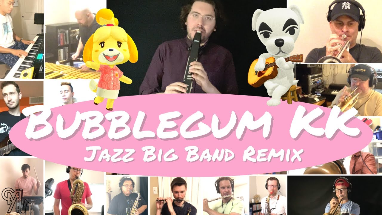 Animal Crossing New Horizons: Bubblegum K.K. Jazz Big Band Remix // CMA Virtual Big Band