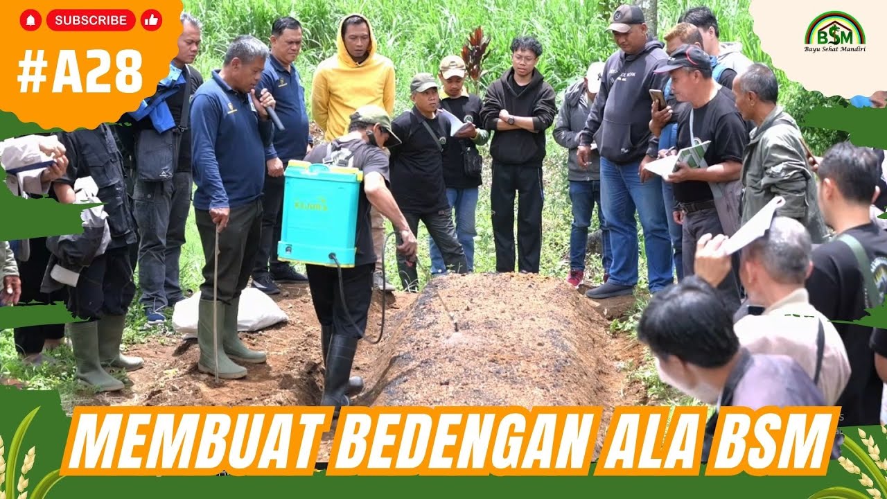 Bayu Diningrat ~ Membuat Bedengan di Lahan ala BSM
