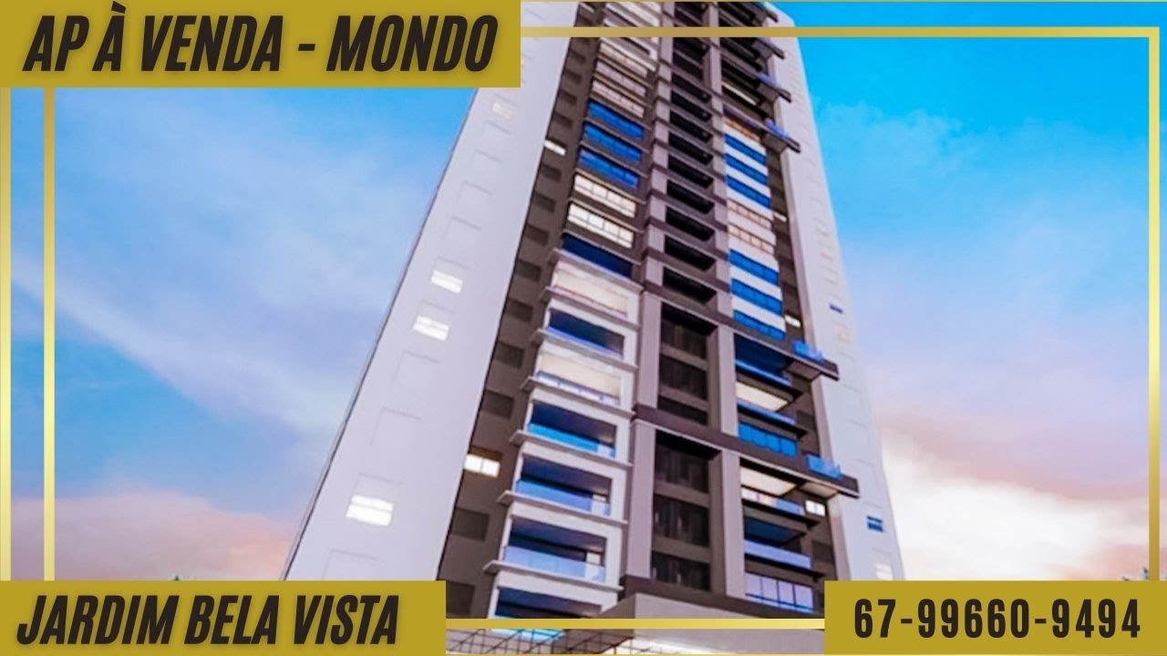 EMPREENDIMENTO EM CONSTRUÇÃO -  MONDO - VANGUARD - 6 MINUTOS SHOPPING CAMPO GRANDE