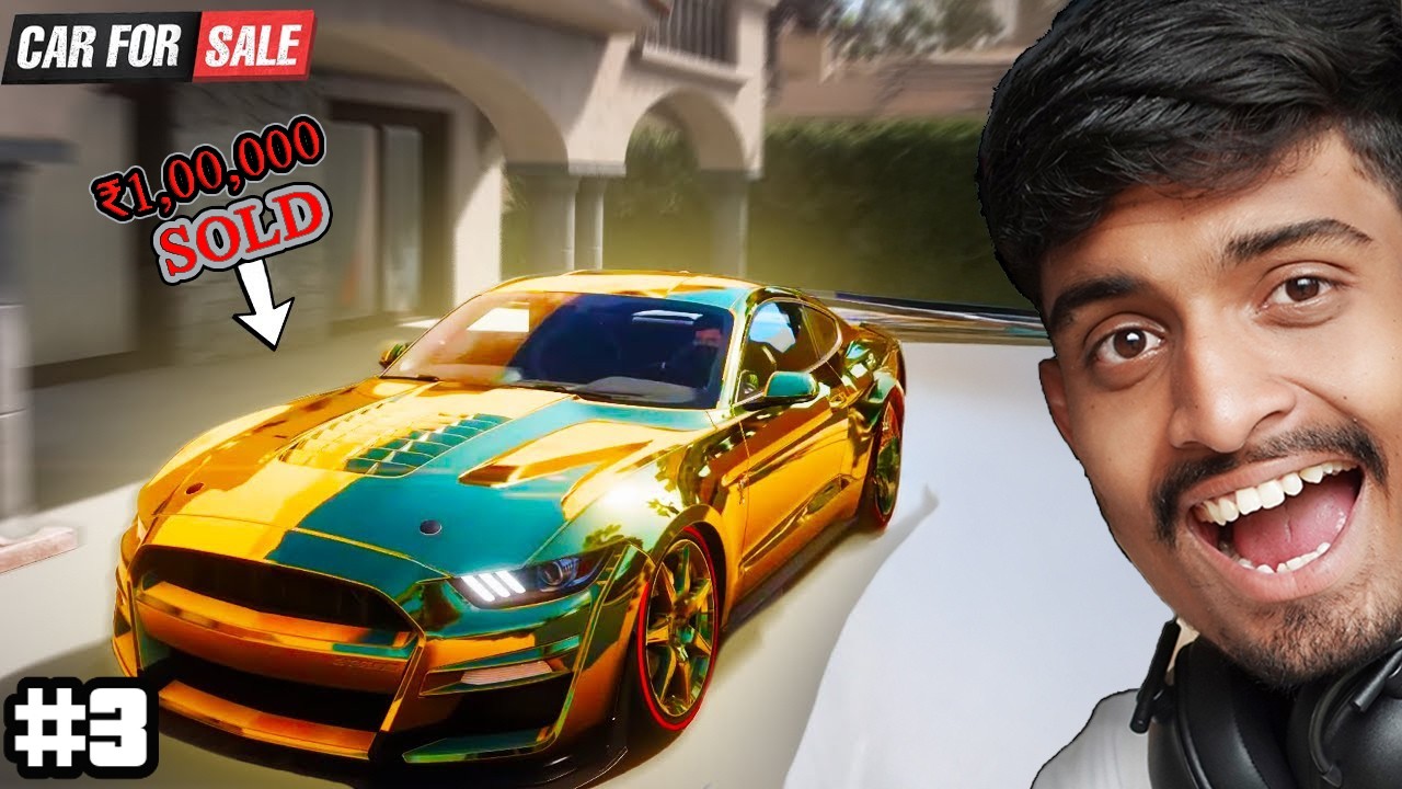 I Made ₹1,00,000 in ONE Episode by Selling My Mustang GT 😱 | Car For Sale Simulator #carforsale