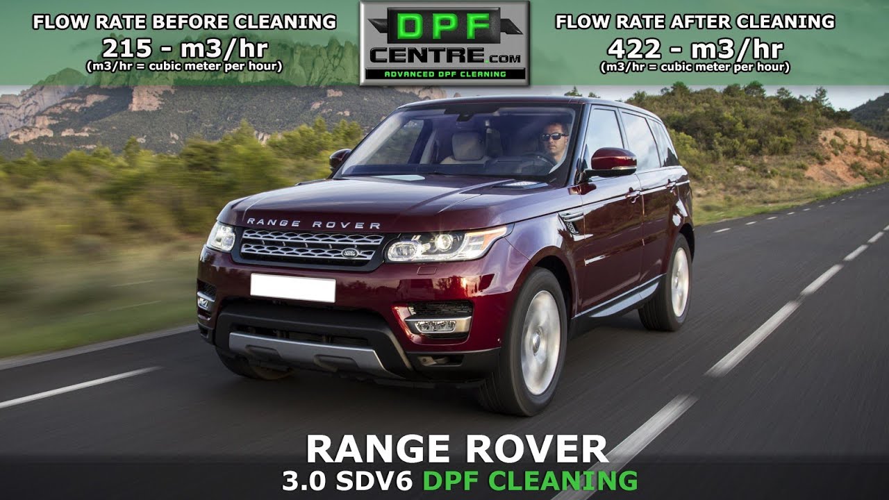 Range Rover Sport 3.0 SDV6 DPF Cleaning