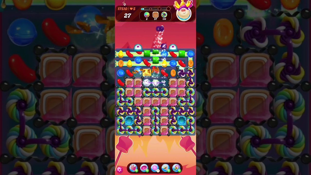 Candy Crush Saga level 17509-17510 completed