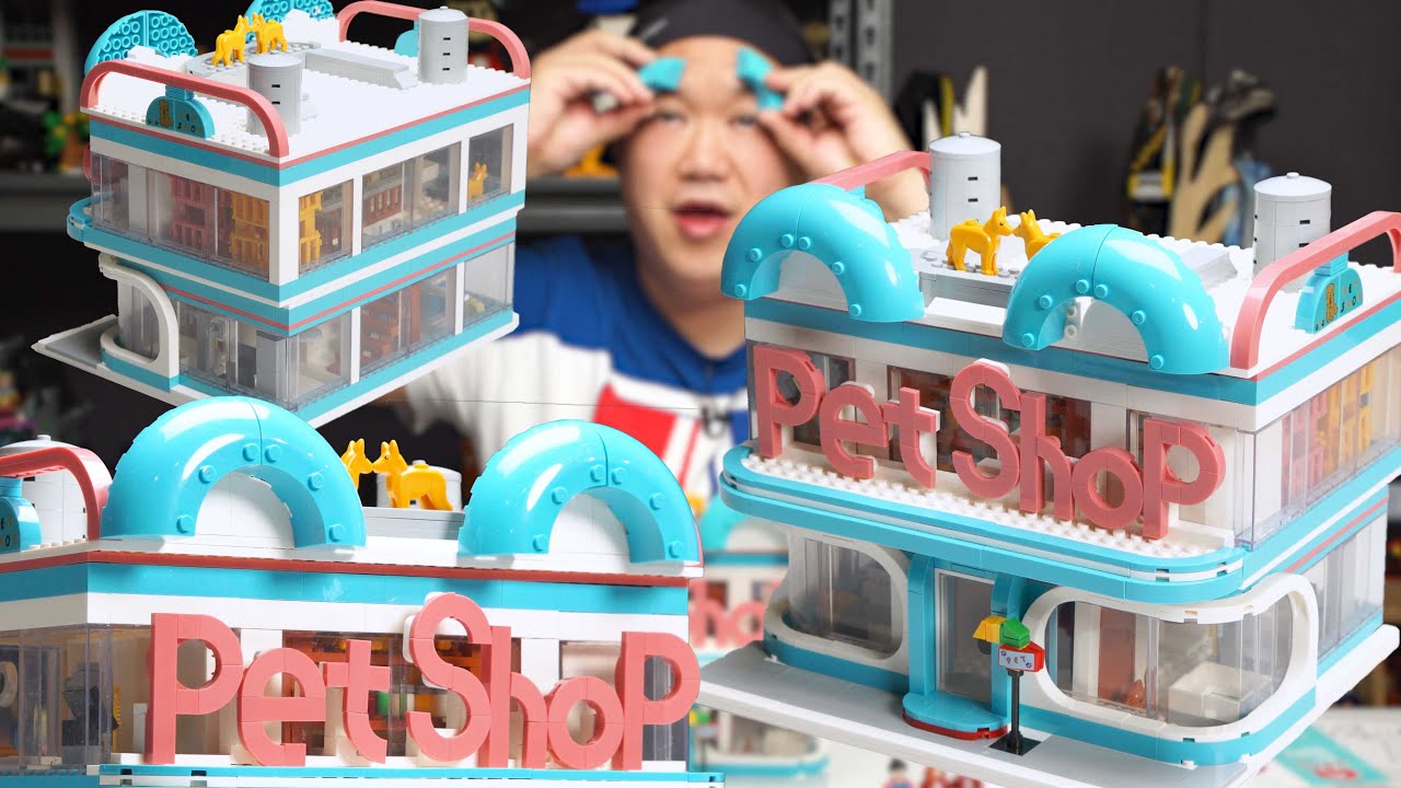 Pet Shop Modular | Juhang Brick Review 86004