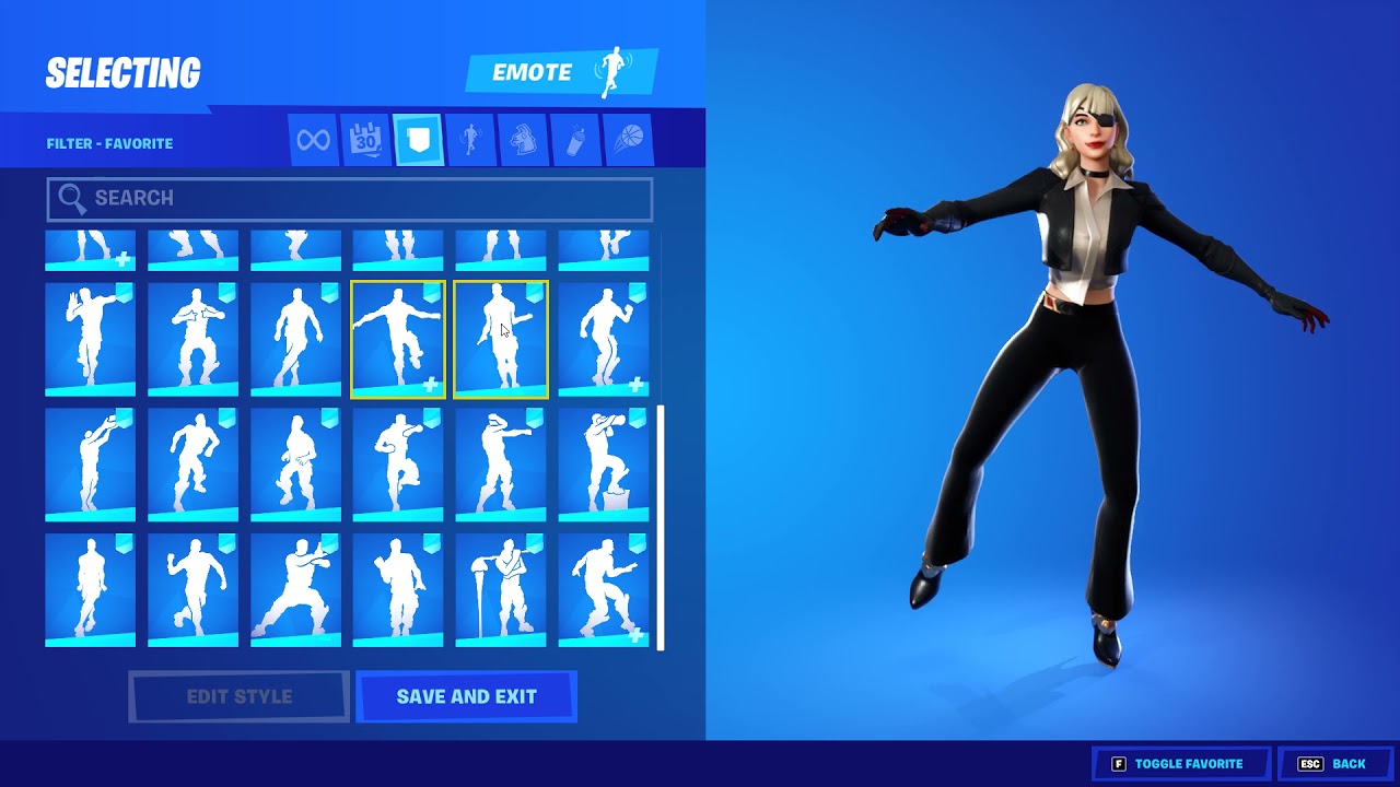 fortnite SIREN doing RARE emotes in locker for TIKTOKS (lavish, glyphic, disc spinner AND MORE!)