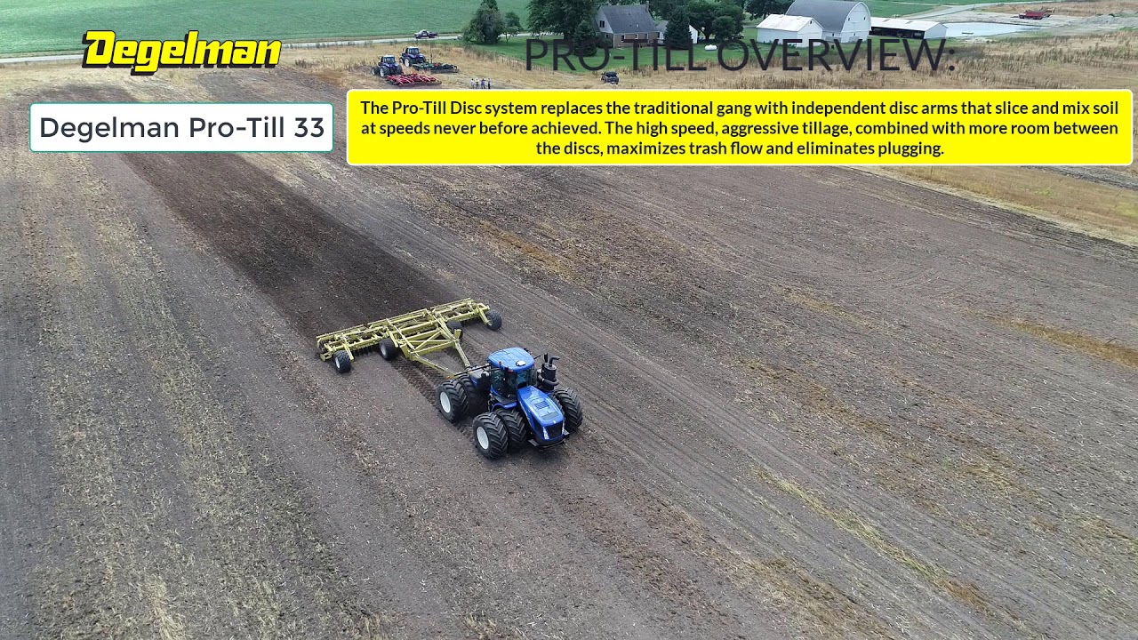 New Holland T9.565 with Degelman Pro-Till 33 - Field Day 2019