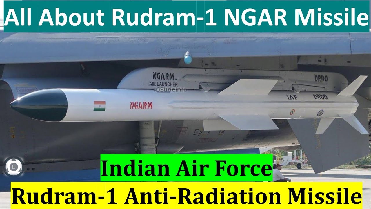 What Is Rudram-1 Anti-Radiation Missile? | Rudram-1 NGAR Missile & Indian Air Force