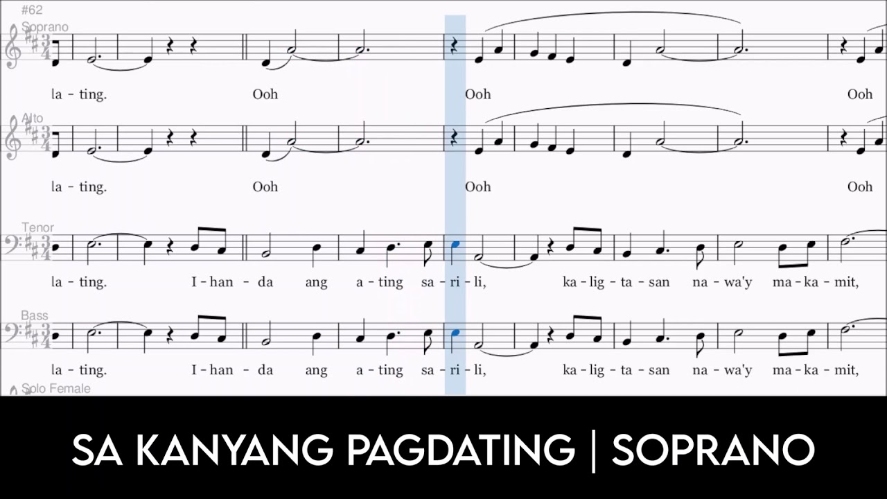 Sa Kanyang Pagdating | Soprano