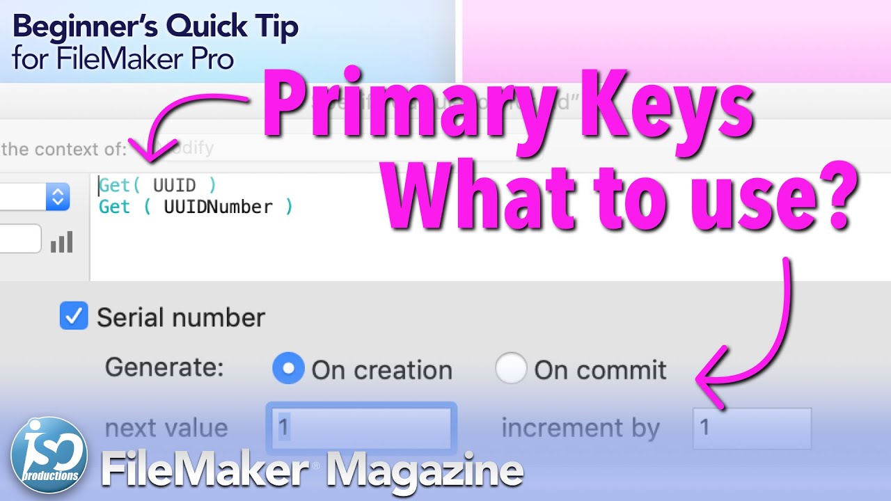 Primary Keys