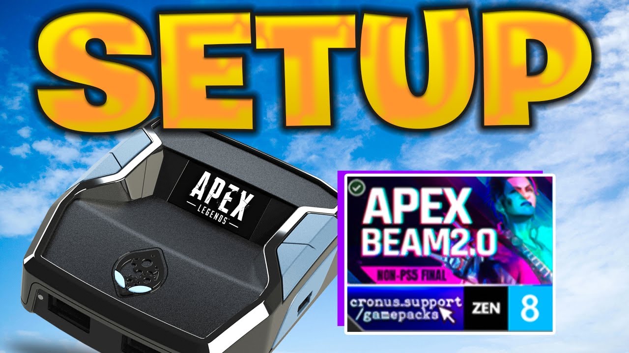 Как настроить игровой пакет APEX BEAM для Cronus Zen