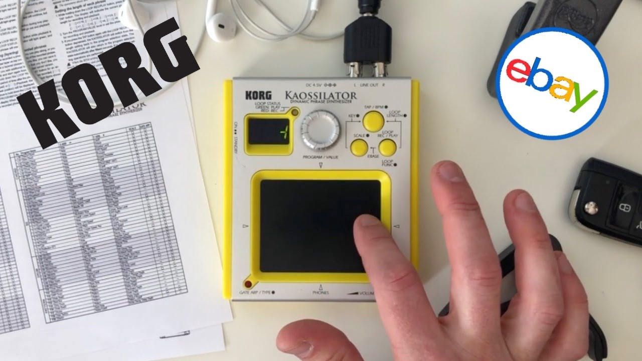Cool Find: Korg KO-1 Kaossilator (from eBay)