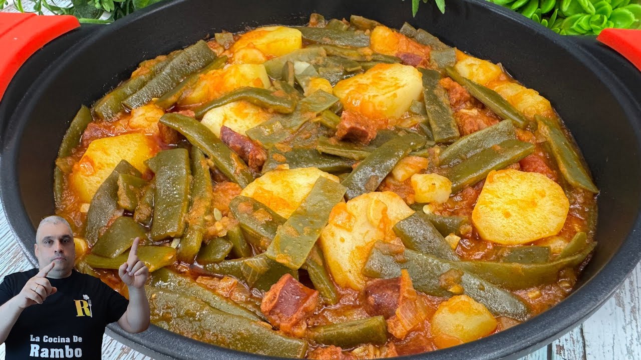 Judías Verdes con Patatas y Chorizo - ¡Receta FÁCIL y RÁPIDA! 🤩 BRUTAL