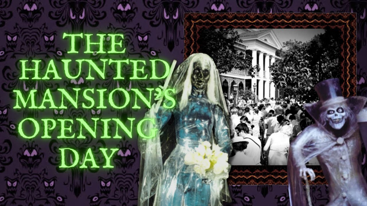 The Opening day of The Haunted Mansion