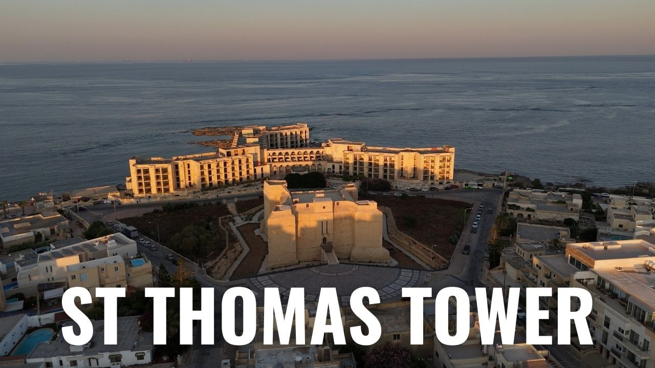 St Thomas Tower & Delimara Coast 🇲🇹 |  Malta in 4K (Cinematic Drone)