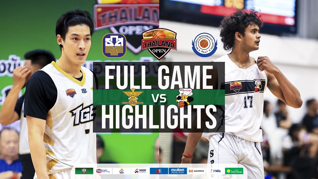 FULL HIGHLIGHT : TGE BASKETBALL CLUB vs สโมสรบาสฯ ม.ศรีปทุม I ธ.ก.ส.THAILAND OPEN 2026
