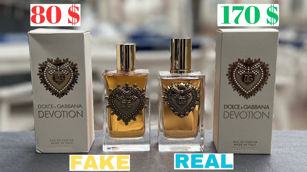 Fake vs Real Dolce & Gabbana Devotion Perfume
