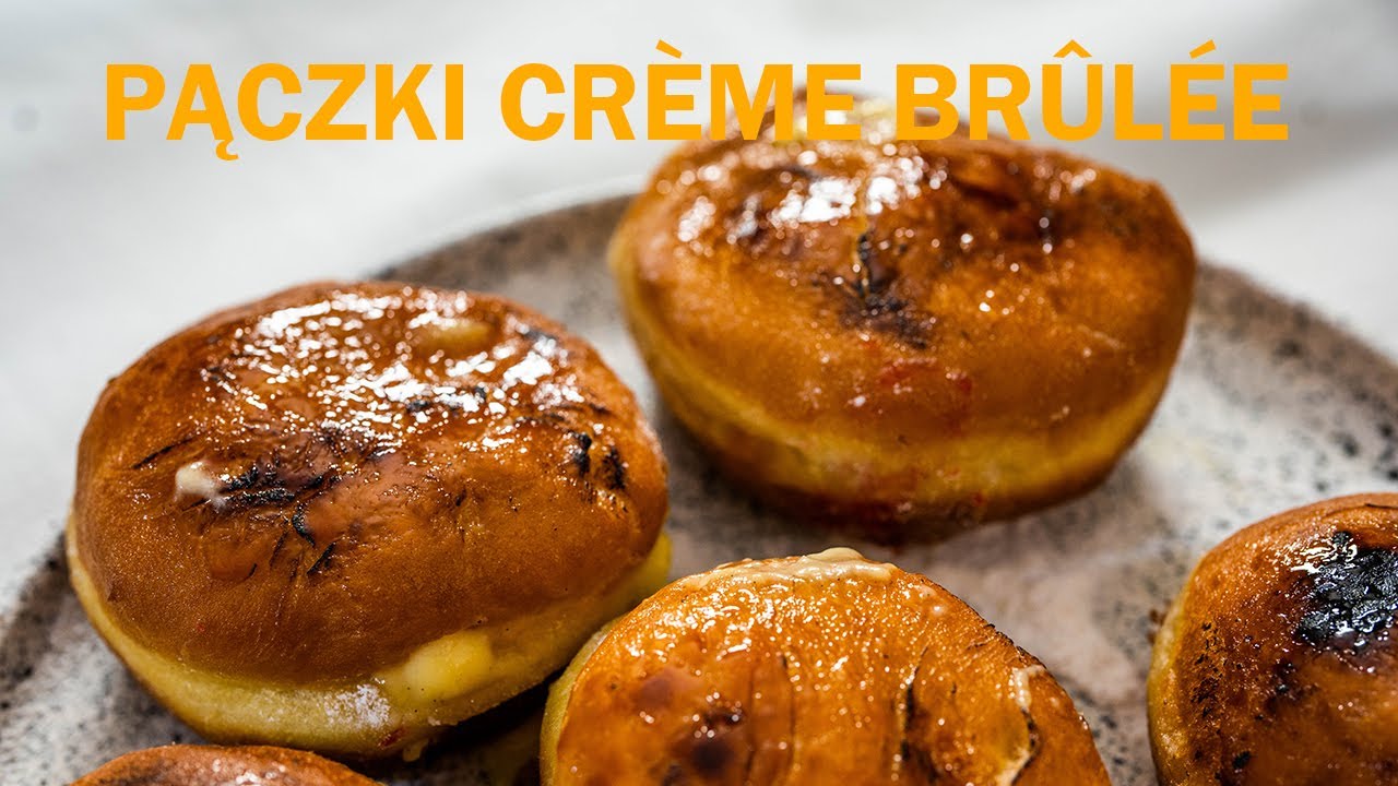 Nowy wymiar pączków. Pączki Crème Brûlée ✨ | Rozkoszny