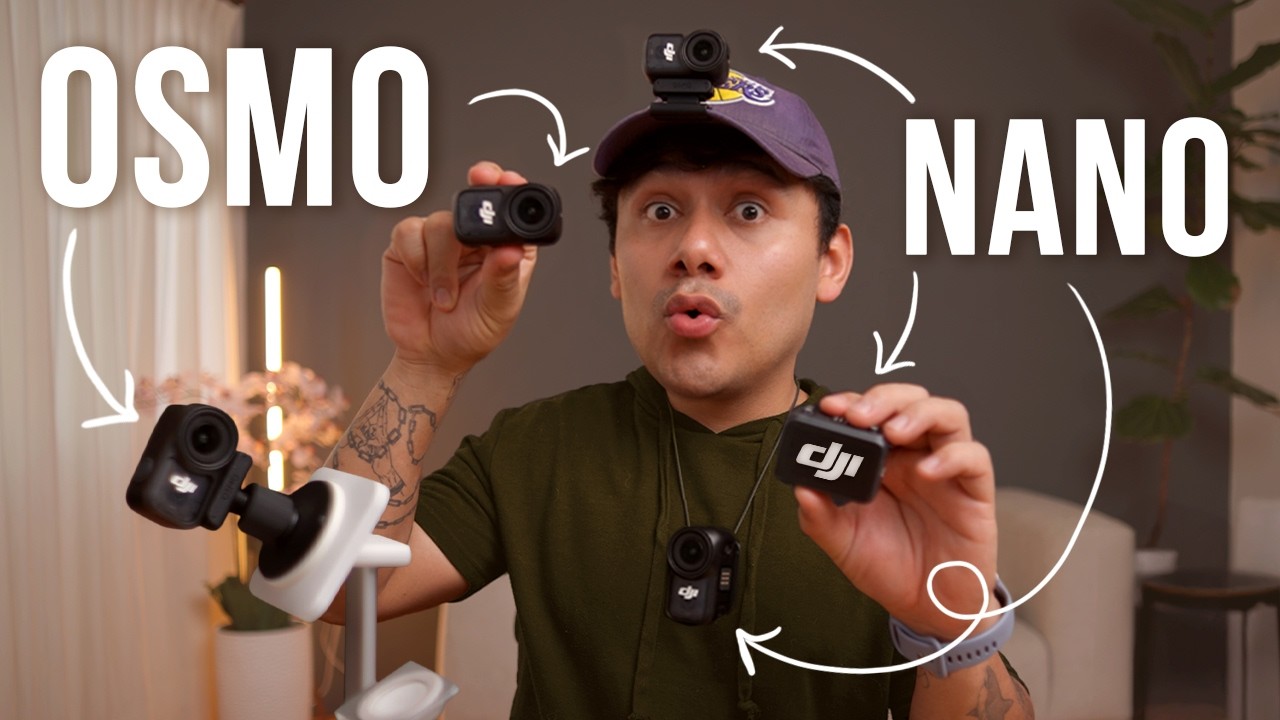 &iexcl;La MEJOR C&Aacute;MARA para POV! // DJI Osmo Nano