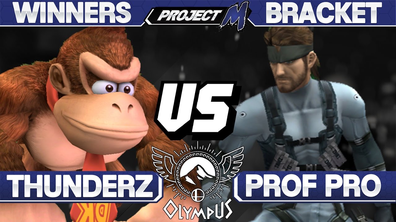 Olympus - ThundeRzReiGN (Donkey Kong) vs Professor Pro (Snake) - PM Winners - Project M