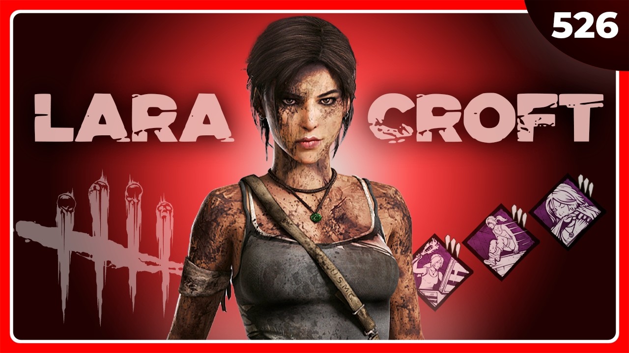 😮 LARA CROFT en DbD!! | DEAD BY DAYLIGHT Gameplay Español
