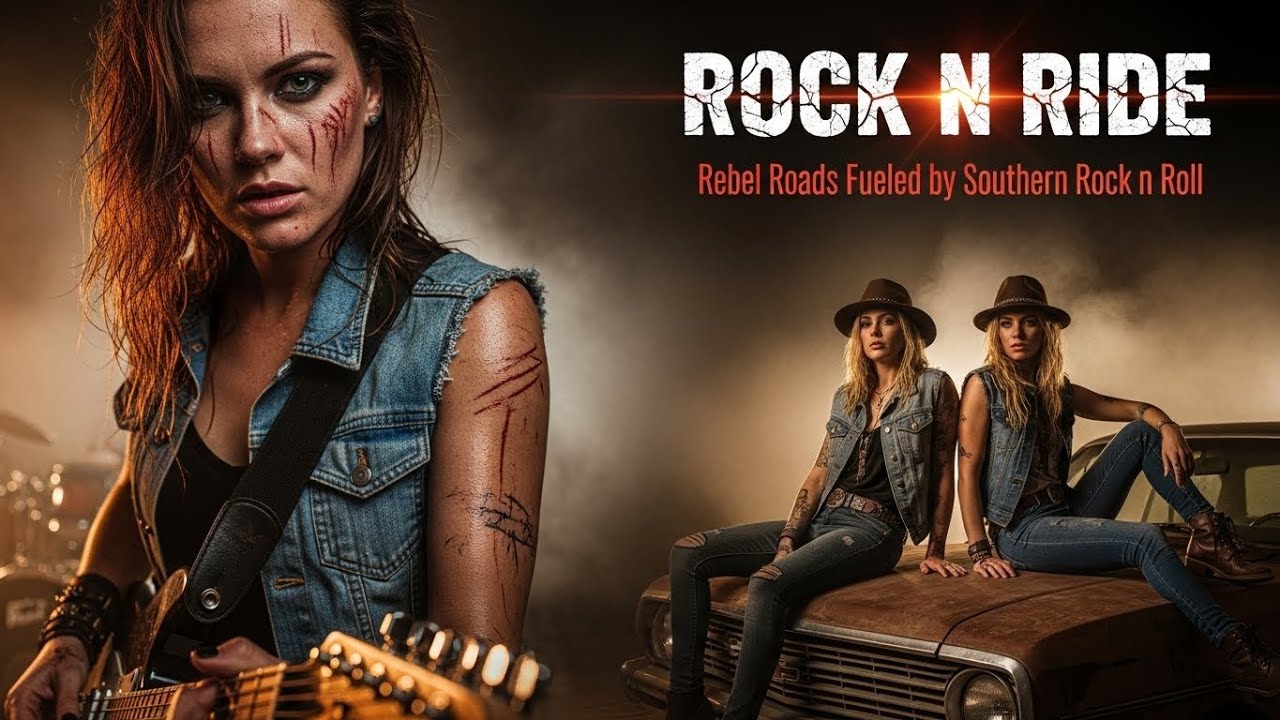 Best Music Rock n Roll 🎸 Rock n Ride 🔥 Rebel Roads Fueled by Southern Rock n Roll