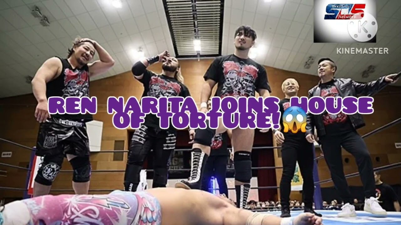 REN NARITA Joins House of Torture!!! #newjapanprowrestling #njpw #njwtl #HouseOfTorture
