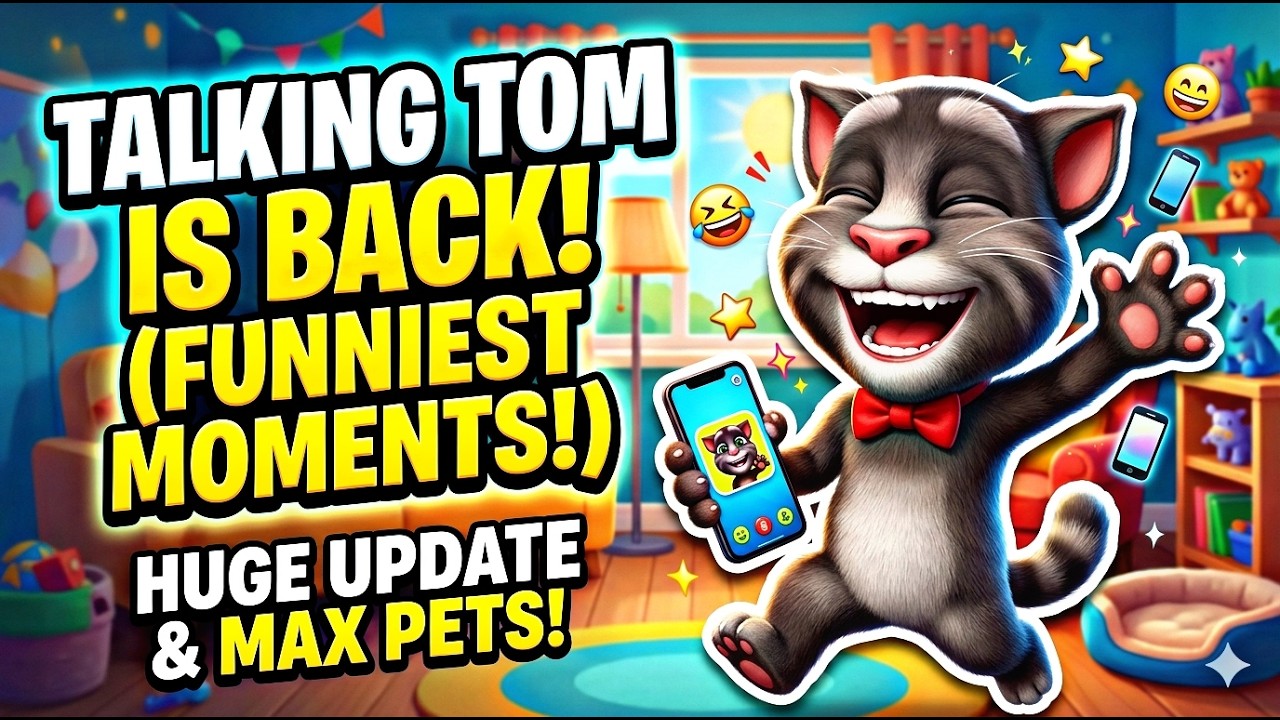 Talking tom live 🔴 #talkingtom #talkingtom2 #tranding #live #funnycats @ItsNinjaislive