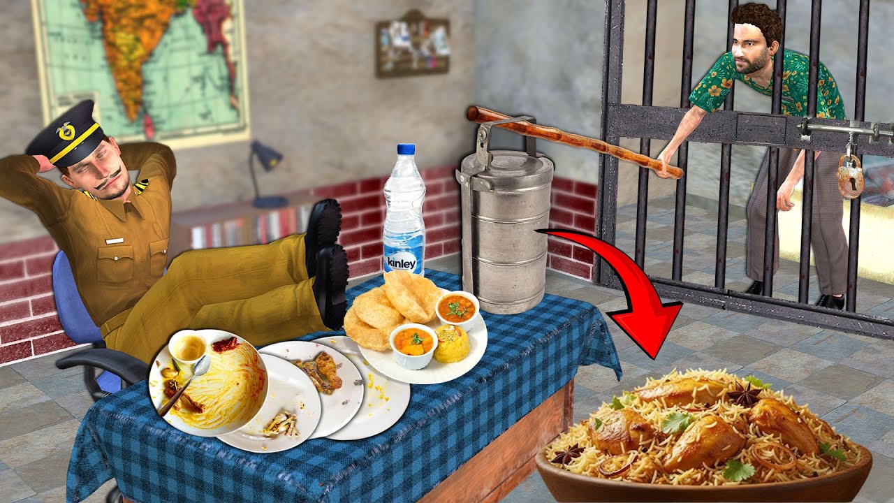 Jail Mei Chicken Biryani Chori Jailer Biryani Stolen Street Food Hindi Kahaniya Moral Stories Comedy