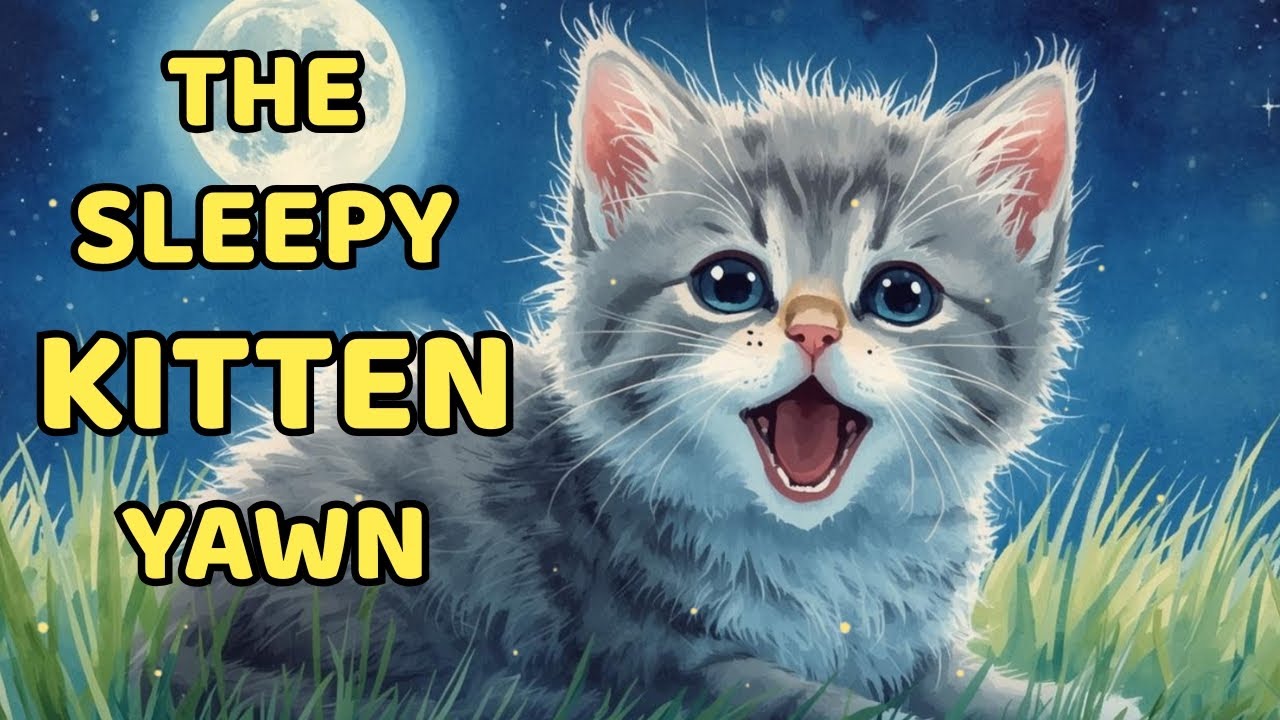 The Sleepy Kitten Yawn | Bedtime Story for Kids