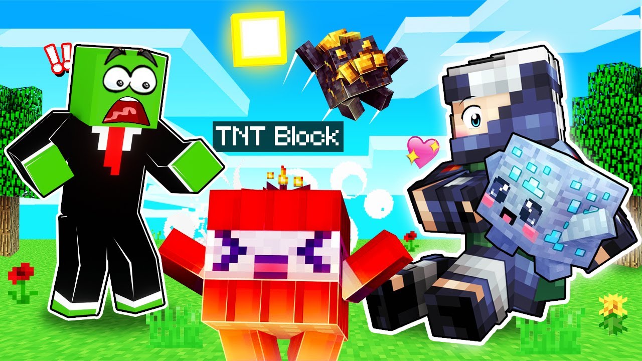 ماين كرافت : ولكن البلوكات تتحرك ( وبعضهم يهجم عليك !! ) 🤯💥