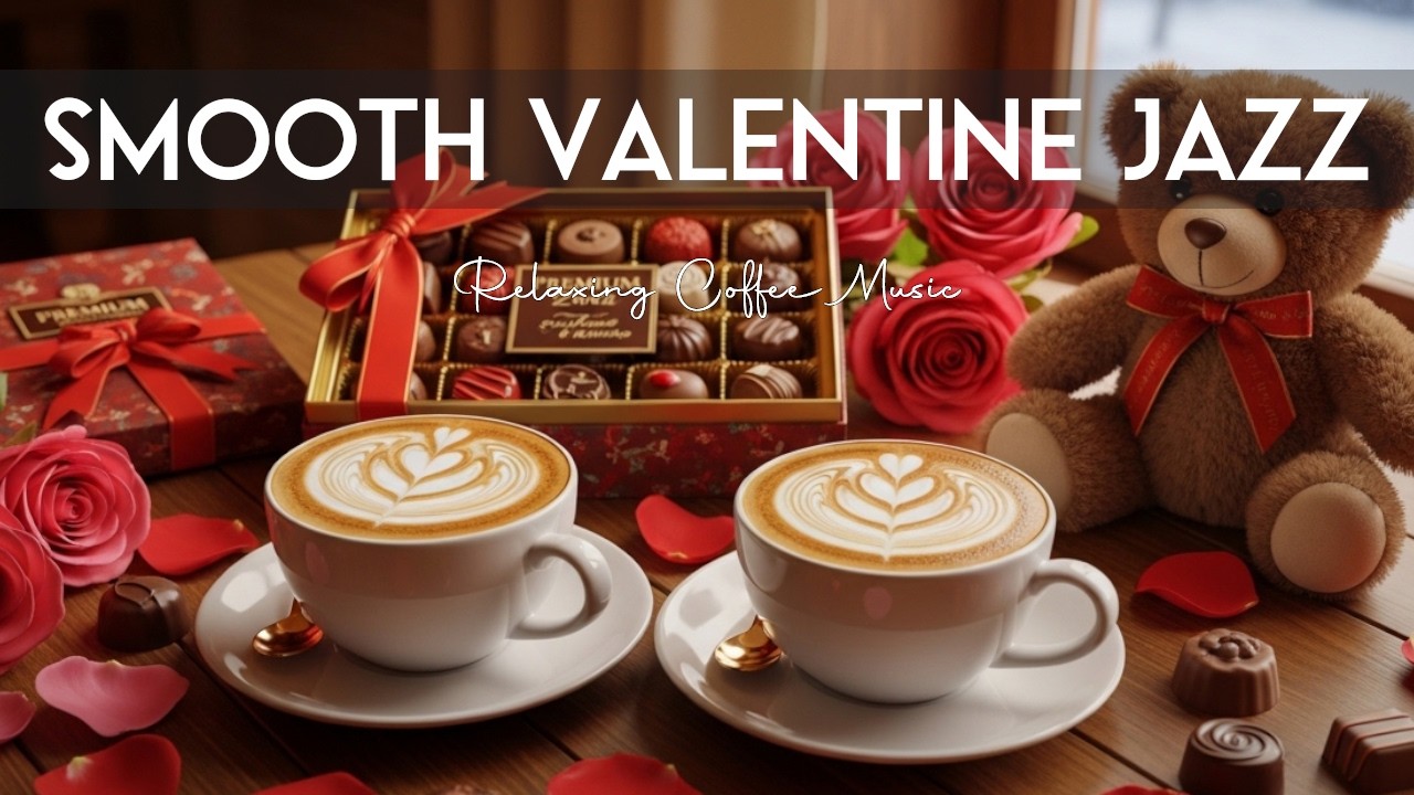 Smooth Valentine Jazz 🍫☕ Bossa Nova instrumental for Studying, Working & Great Moods