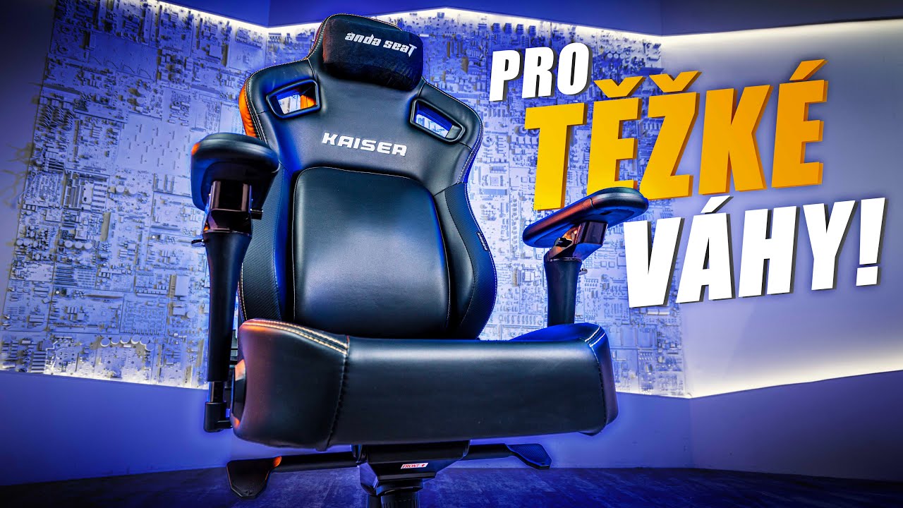 Pořádný herní trůn pro pořádné chlapy: Anda Seat Kaiser 4 V2 XL!